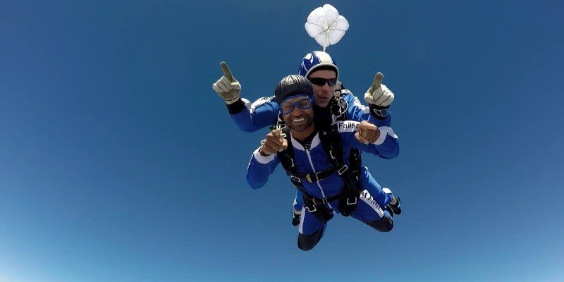 Skydiving in one of the best places of Europe, Germany.